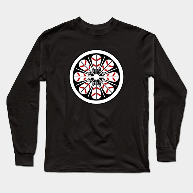 Inoue Takanoha -Samurai Crest Long Sleeve T-Shirt by Rules of the mind